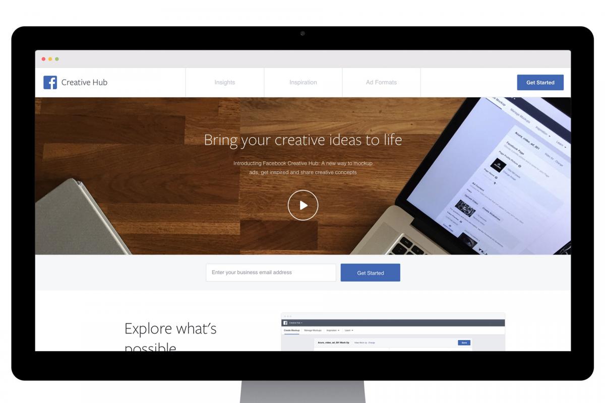Facebook, le idee prendono forma con Creative Hub