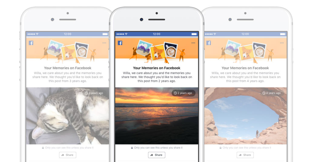 Facebook riorganizza i nostri ricordi per migliorare la user experience