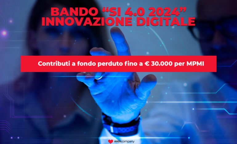 Innovazione digitale, ecco il Bando “SI 4.0 2024” per MPMI