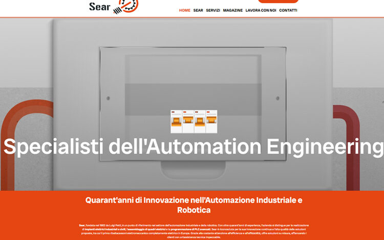 SEAR: Un Connubio di Innovazione e Tecnologia nel Nuovo Sito Web