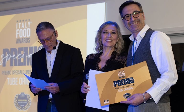 TubeORIGINAL trionfa agli Italy Food Awards con il premio speciale Linee Gourmet