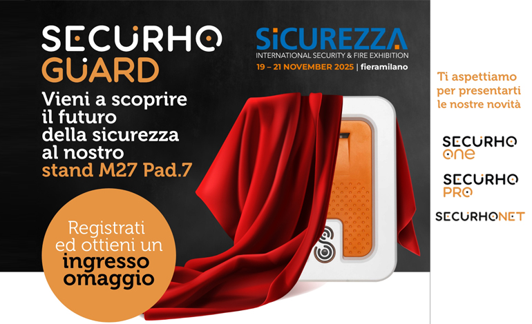 Securho® a Sicurezza 2025: in anteprima le nuove soluzioni per una sicurezza smart e su misura